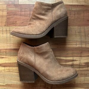 Soda Faux Suede Booties